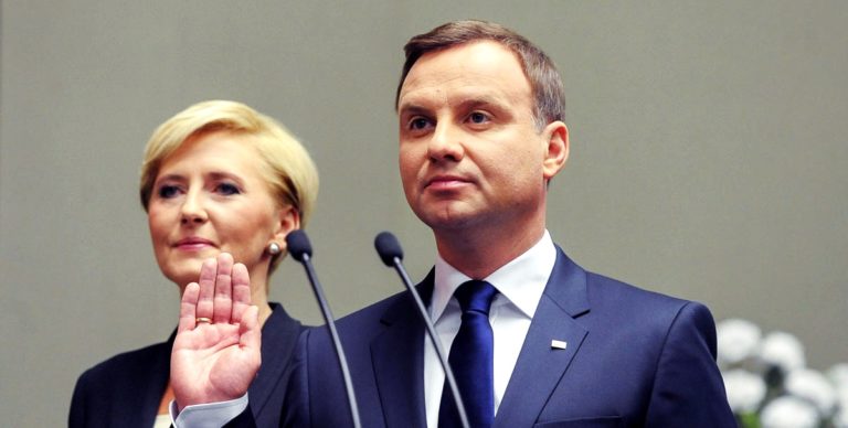 Prezydent Duda z żoną odwiedzą Białą Podlaską
