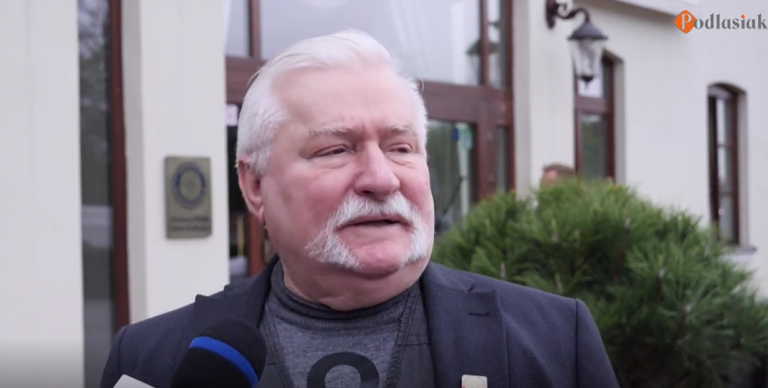 Prezydent Lech Wałęsa w Białej Podlaskiej