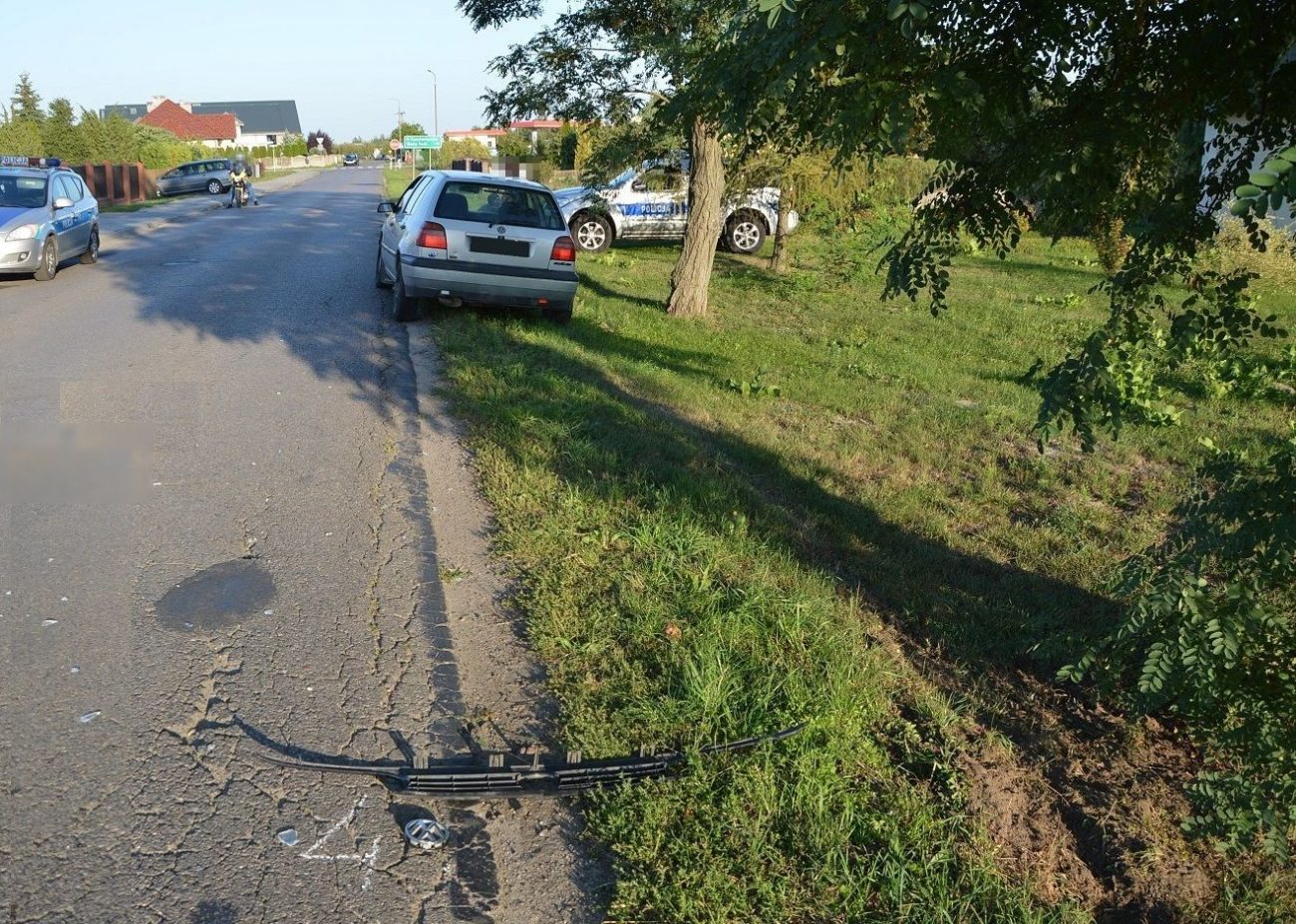 9-letni rowerzysta wjechał pod volkswagena