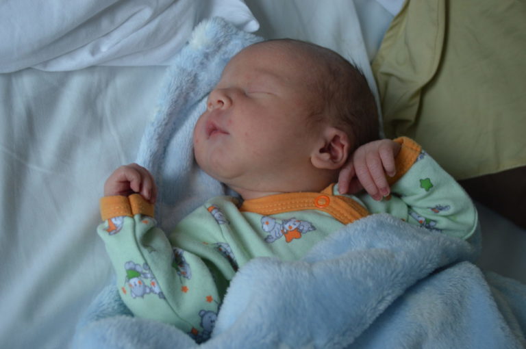 Katarzyna i Łukasz Demczukowie z Białej Podlaskiej 22 stycznia doczekali się pierwszego dziecka. Maciej ważył 3000 g i mierzył 54 cm.