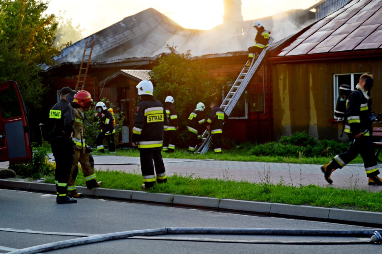 Groźny pożar domu w Terespolu