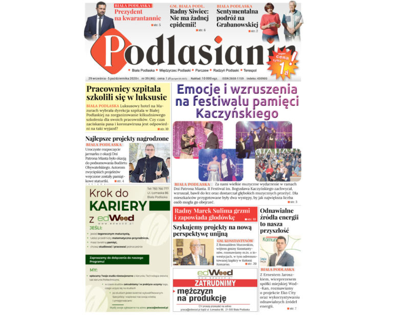 Nowe wydanie "Podlasianina"