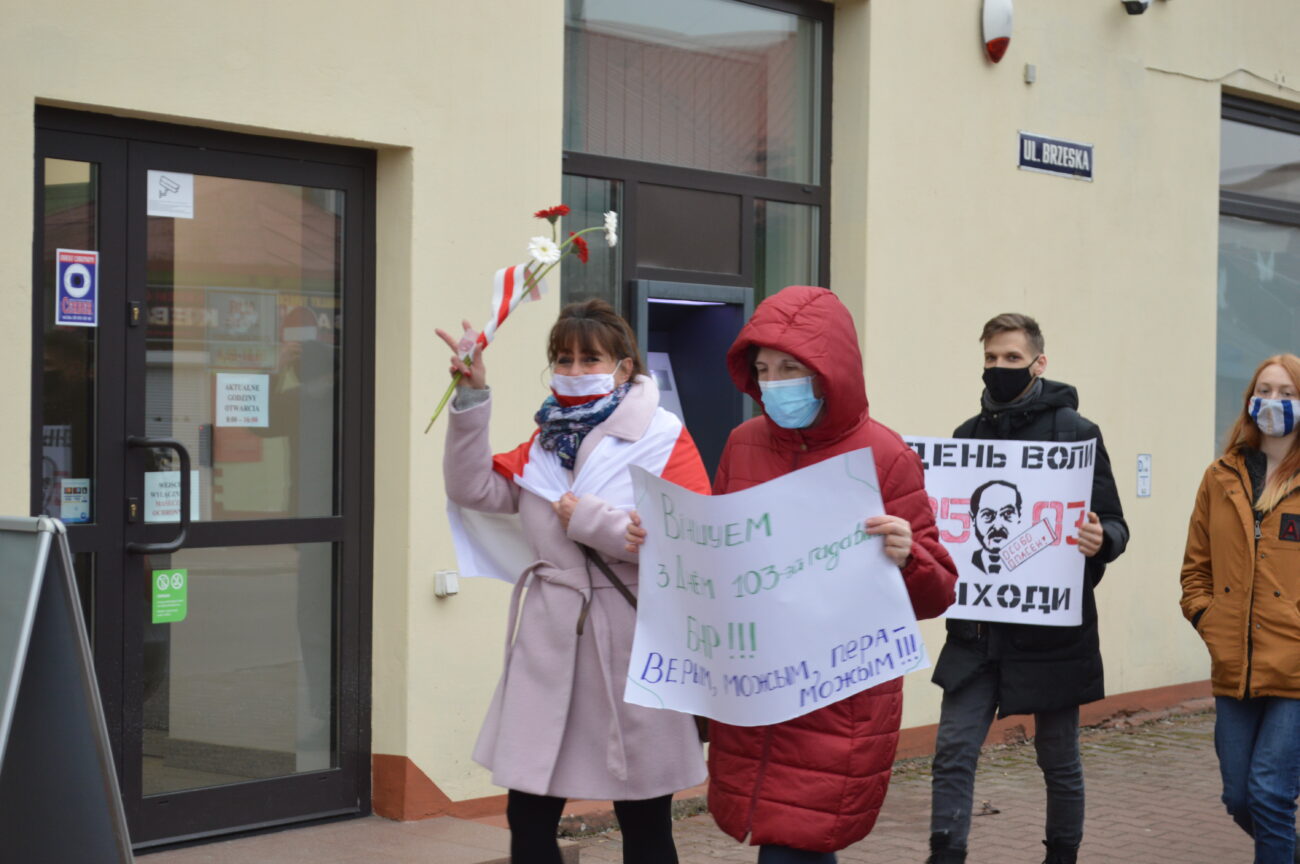 Białorusini przeszli ulicami Białej Podlaskiej