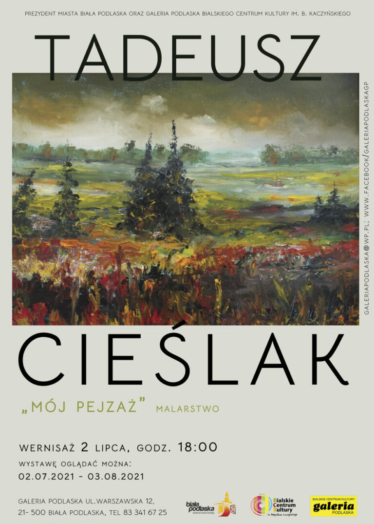 Na początku lipca wernisaż wystawy Tadeusza Cieślaka