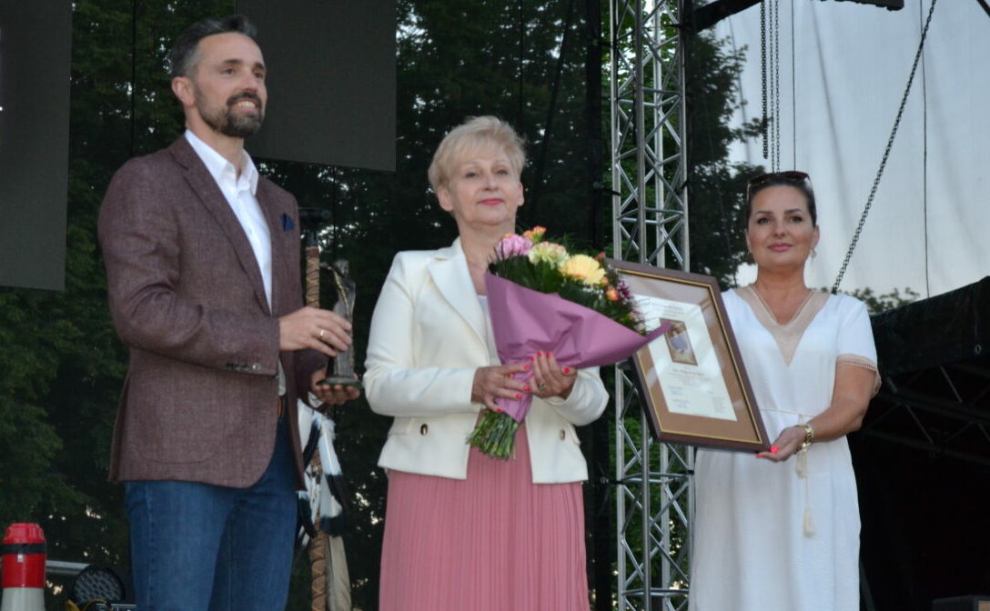 Małgorzata Rafał z Bialską Nagrodą Kultury