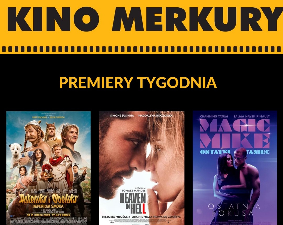 Aż trzy premiery w kinie Merkury