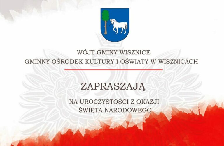 Gmina Wisznice zaprasza na uroczystość Trzeciego Maja