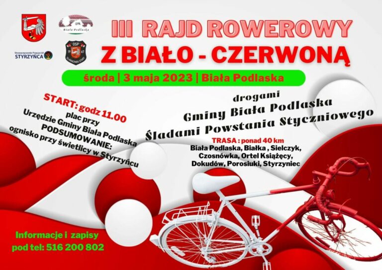 III Rajd Rowerowy z Biało-Czerwoną - zaproszenie