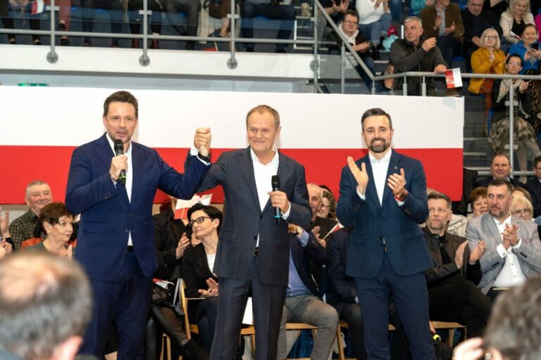 Donald Tusk i Rafał Trzaskowski razem do wyborów. Wizyta w Białej Podlaskiej