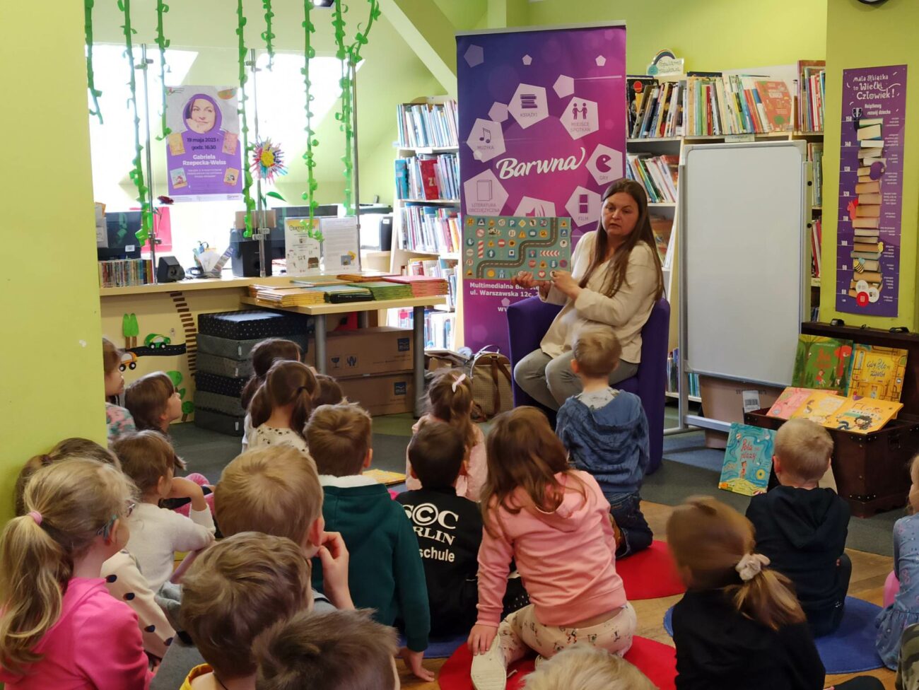 Spotkanie z pisarką Gabrielą Rzepecką-Weiss w Barwnej