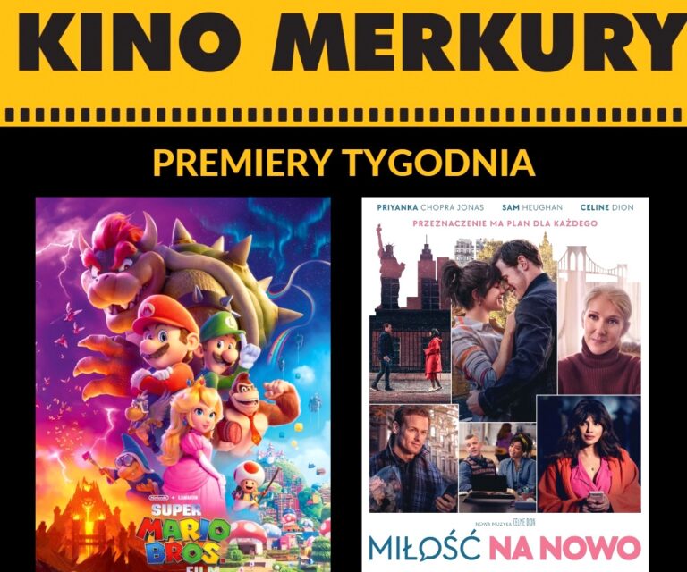 Kino Merkury zaprasza na 'Super Mario Bros' i 'Miłość na nowo'