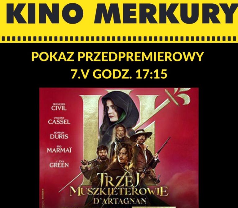Przedpremierowy pokaz filmu 'Trzej Muszkieterowie: D'Artagnan' w kinie Merkury