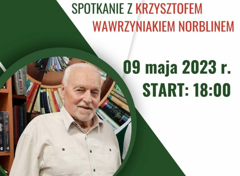 Spotkanie z Krzysztofem Wawrzyniakiem-Norblinem w Filii nr 6 Miejskiej Biblioteki – zapowiedź