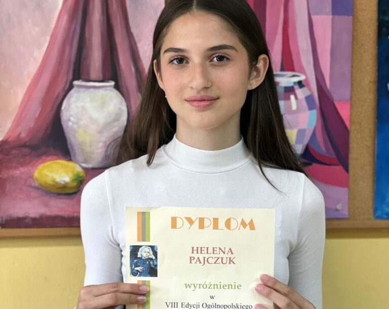 13-letnia Helena wyróżniona na ogólnopolskim konkursie plastycznym