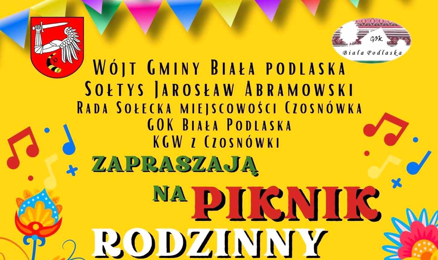 Rodzinny piknik w Czosnówce – zapowiedź