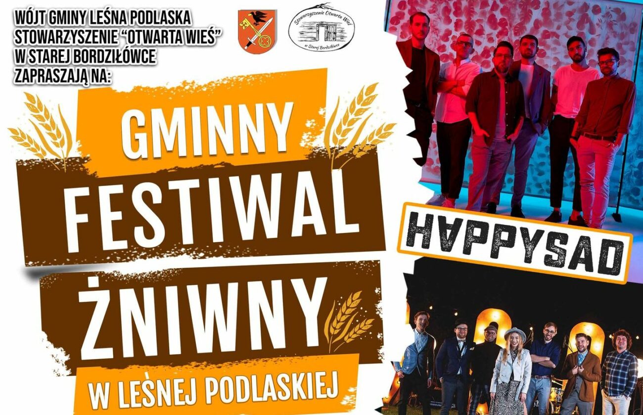 Mnóstwo atrakcji w ramach Gminnego Festiwalu Żniwnego w Leśnej Podlaskiej – zapowiedź