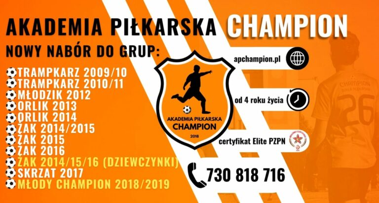 Akademia Piłkarska Champion Biała Podlaska szuka młodych piłkarzy. Zgłoś się!