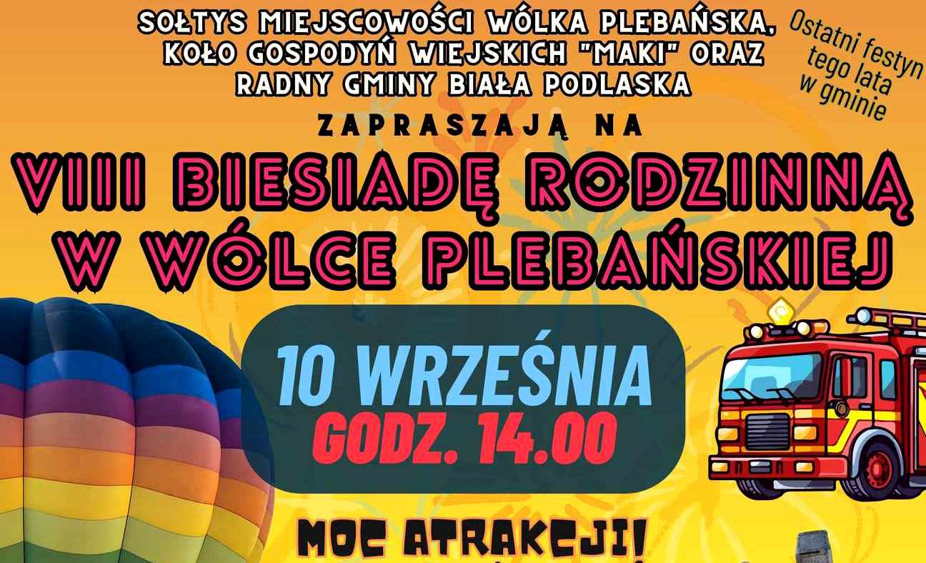 Weź udział w biesiadzie rodzinnej w Wólce Plebańskiej