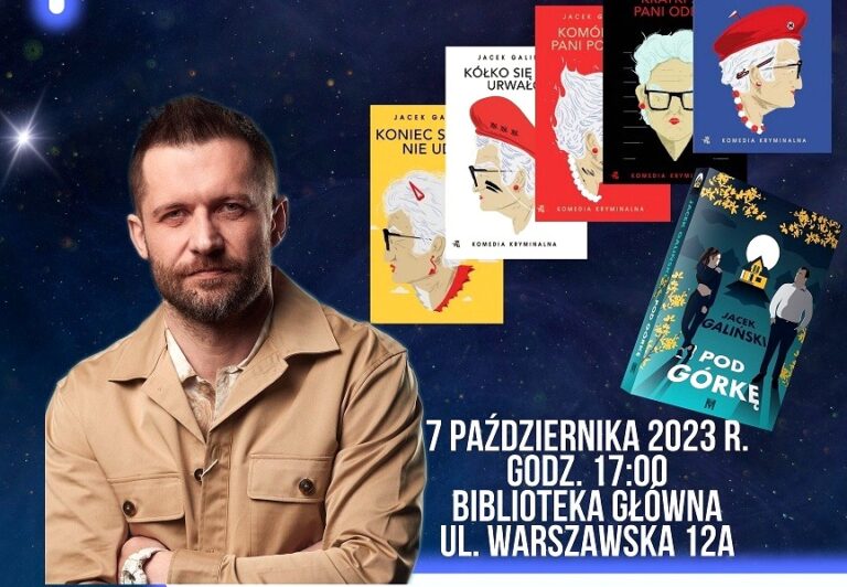 Kółko się pani urwało, czyli Jacek Galiński o swoich książkach podczas Nocy Bibliotek – zapowiedź
