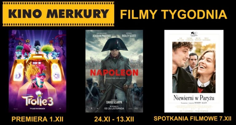 Kino Merkury: Animacja 'Trolle 3' i 'Niewierni w Paryżu' Woody'ego Allena