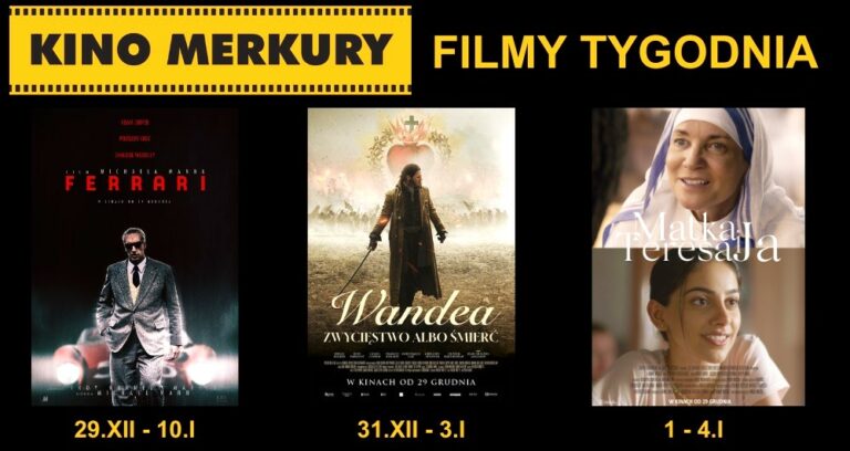 Kino Merkury: premierowe Ferrari, Matka Teresa i Wandea