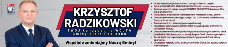 Reklama wyborcza K. Radzikowski - baner główny
