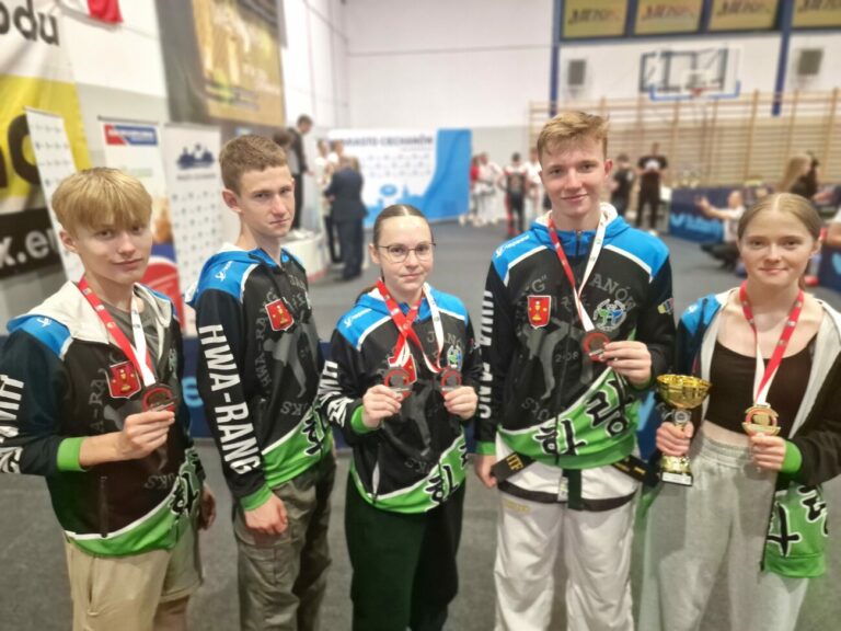 UKS Hwa-Rang w Janowie Podlaskim z 5 medalami Mistrzostwach Polski Młodzieżowców w taekwon-do