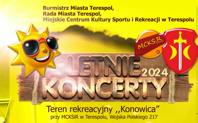 Zobacz plan letnich koncertów na terenie rekreacyjnym Konowica w Terespolu