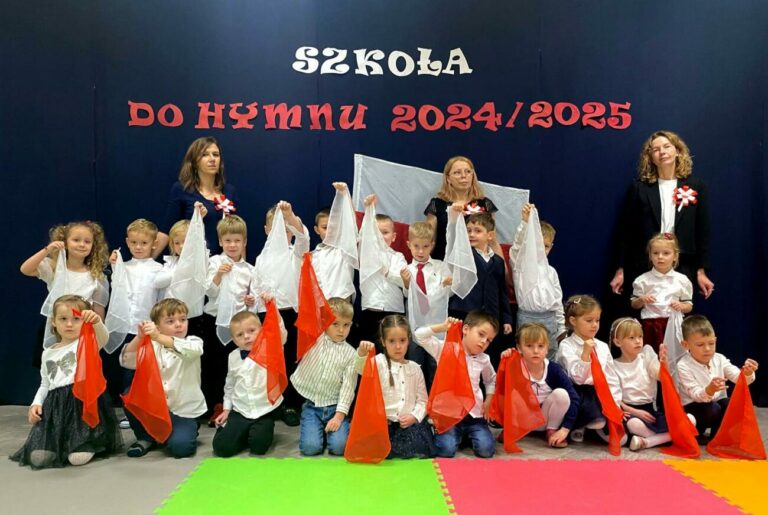 Przedszkole im. Zaczarowana Kraina w Rakowiskach w akcji 'Szkoła do Hymnu 2024'