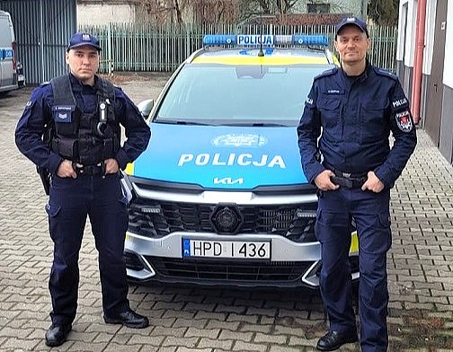 Policjanci z Terespola uratowali 63-latkowi życie