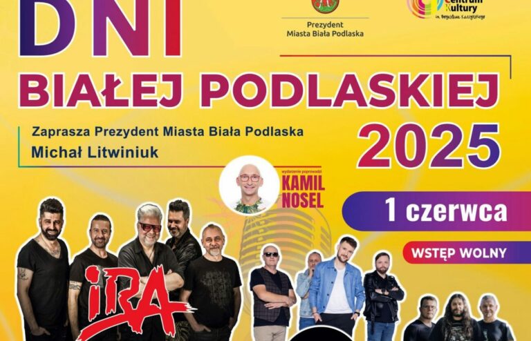 Dni Białej Podlaskiej z koncertami, wystawami i... rowerami