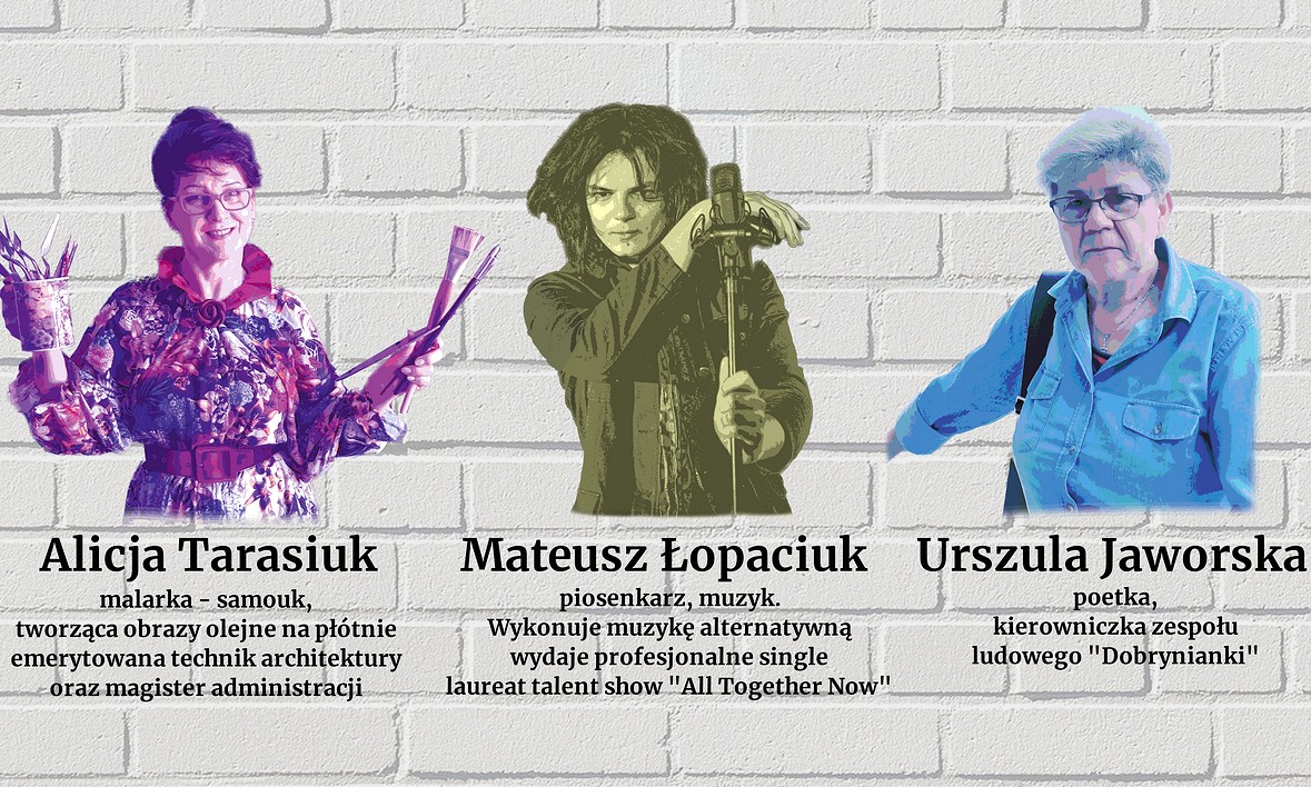 Malarka, poetka i piosenkarz gośćmi 'Trzech spojrzeń na kulturę' w Terespolu – zapowiedź