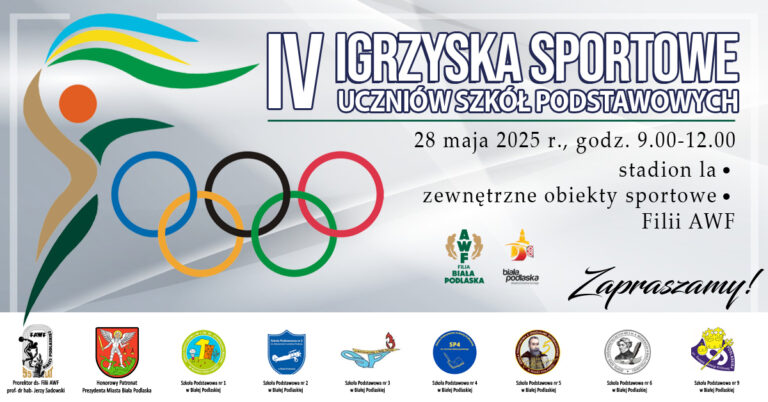 4. Igrzyska Sportowe Uczniów Szkół Podstawowych – wielki finał praktyk śródsemestralnych AWF Biała Podlaska