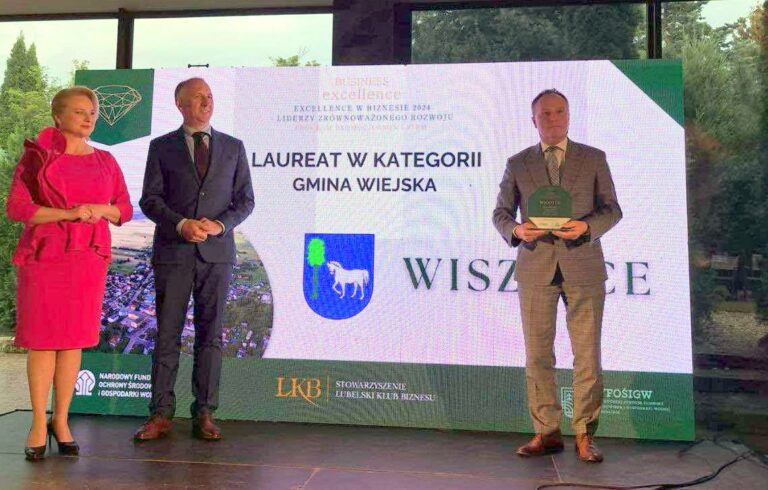 Gmina Wisznice laureatem prestiżowego tytułu Excellence w Samorządzie