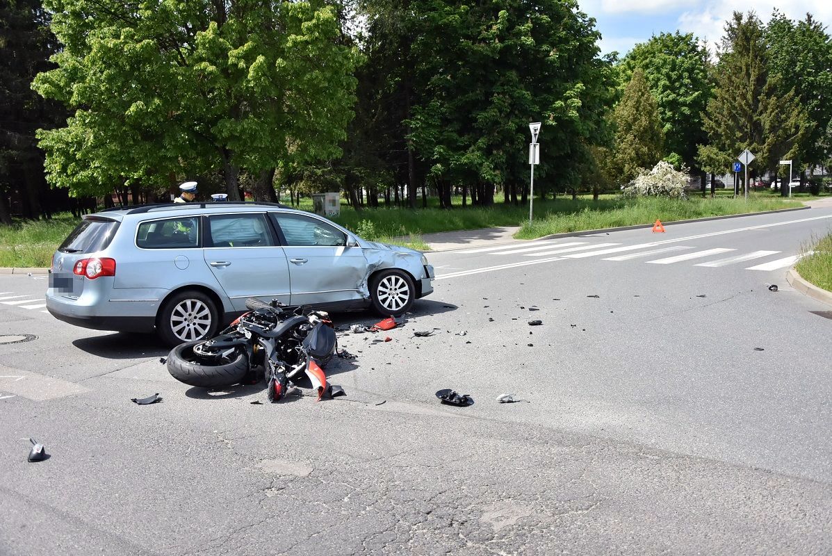 Młodzi kierowcy sprawcami poważnych wypadków. Motocykliści w szpitalu!