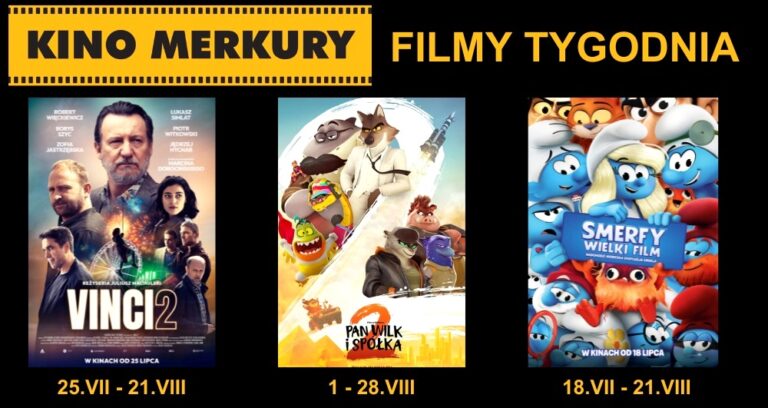 Na afiszu Merkurego: 'Cudowne życie', 'Vinci 2' oraz 'Smerfy'