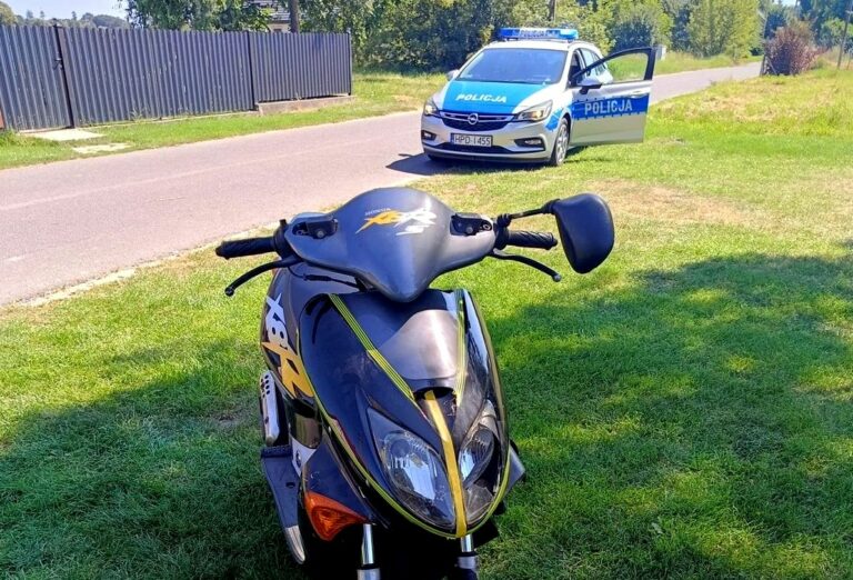 Policyjny pościg za kierowcą hondy, który zwiał przed drogówką. Miał dużo za uszami...