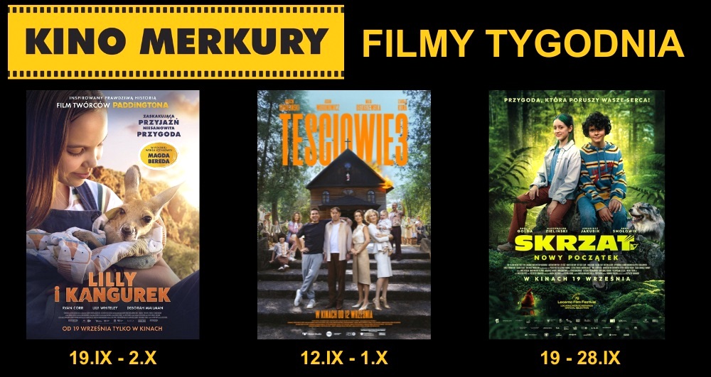 Kino familijne w Merkurym: 'Lilly i kangurek', 'Skrzat. Nowy początek' oraz 'Nakręcony Tata'