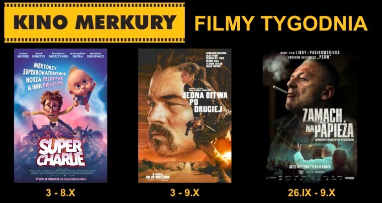 W kinie Merkury: 'Jedna bitwa po drugiej' z DiCaprio dla dorosłych, 'Super Charlie' i 'Koci domek Gabi' dla dzieci