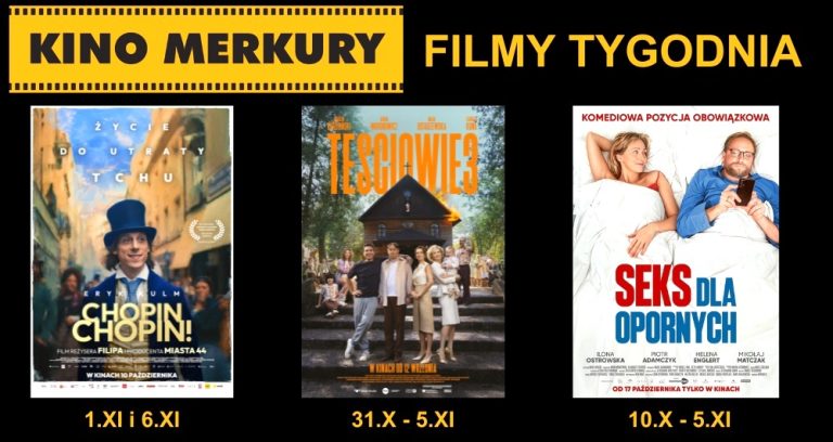 'Franz Kafka', 'Nakręcony Tata' i 'Zamach na papieża' w bialskim kinie Merkury