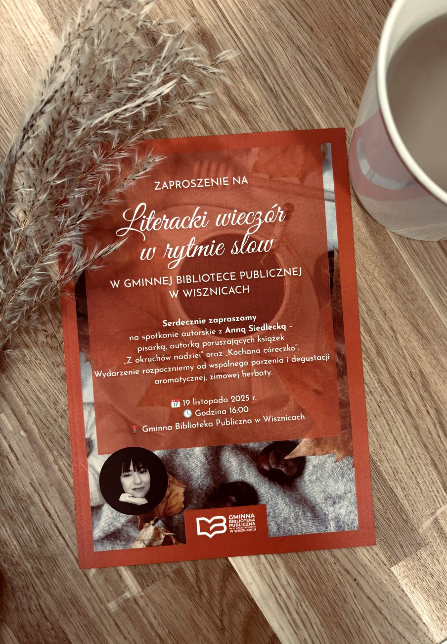 Spotkanie autorskie z Anną Siedlecką w bibliotece w Wisznicach