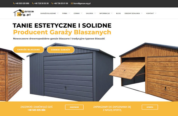 Najlepsze firmy oferujące garaże blaszane w województwie lubelskim