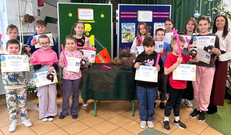 W szkole w Zalesiu wiedzą, co to bezpieczeństwo w ruchu drogowym