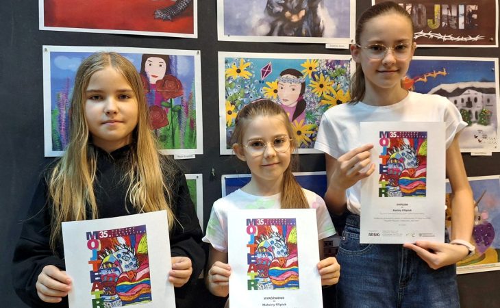 Malwinka z Piksela wyróżniona na ogólnopolskim konkursie plastycznym