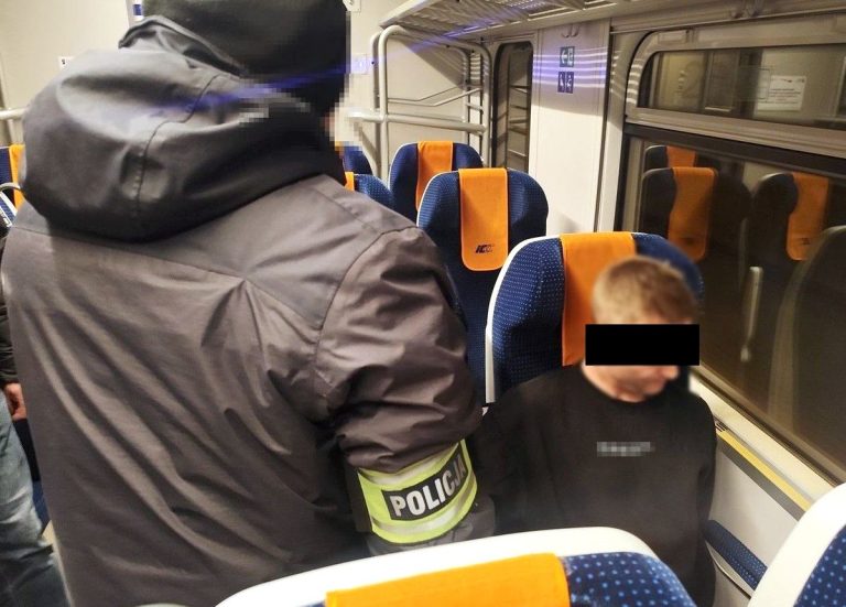 Poszukiwany za narkotyki wpadł w pociągu. Miał przy sobie grzybki
