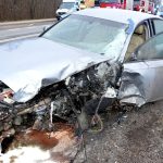 29-latek wjechał audi prosto w jadącą z przeciwka ciężarówkę