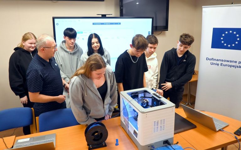 Warsztaty 3D w ramach projektu zagranicznych staży zawodowych w ECKiW OHP w Roskoszy