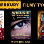 A afiszu kina Merkury: ‚Władca Pierścieni’, ‚Pomoc domowa’, ‚SpongeBob’ i ‚Psoty’