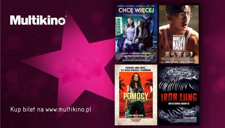Kino pełne emocji na przełomie stycznia i lutego. Multikino zaprasza na filmowe nowości i wyjątkowe wydarzenia