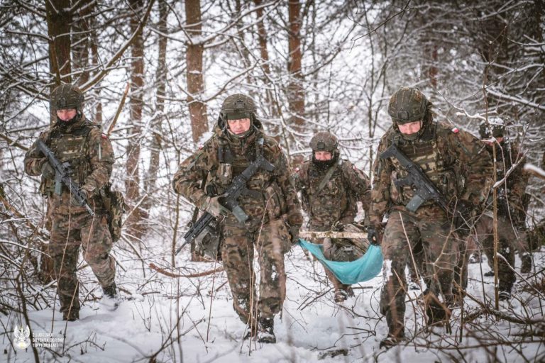 Zimowe szkolenie terytorialsów z Bezwoli